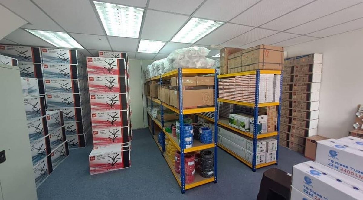 Lighting and cables in stock