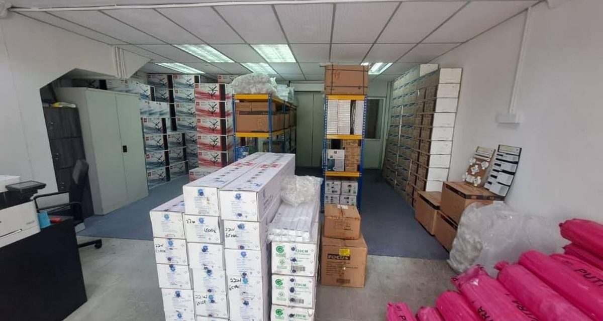 Warehouse stock